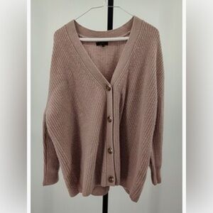 NWOT Quince Pink Cardigan